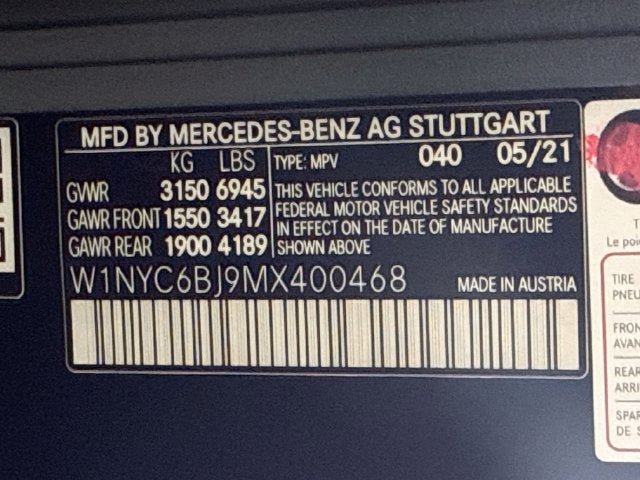 2021 Mercedes-Benz G-Class G 550 4MATIC®