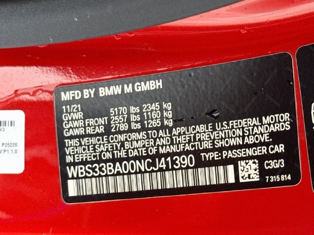 2022 BMW M4 Competition