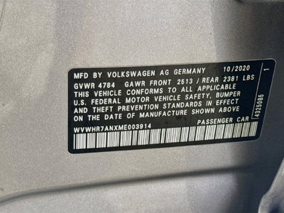 2021 Volkswagen Arteon 2.0T SEL R-Line